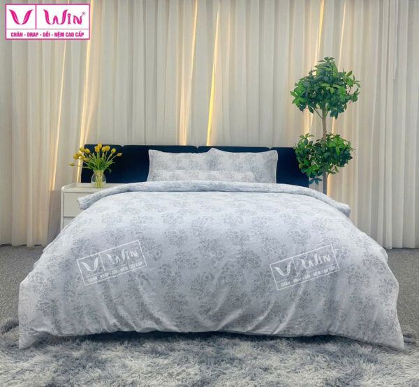 Bộ Drap Mền Tencel Lụa Cao Cấp Super Win Thắng Lợi TL002