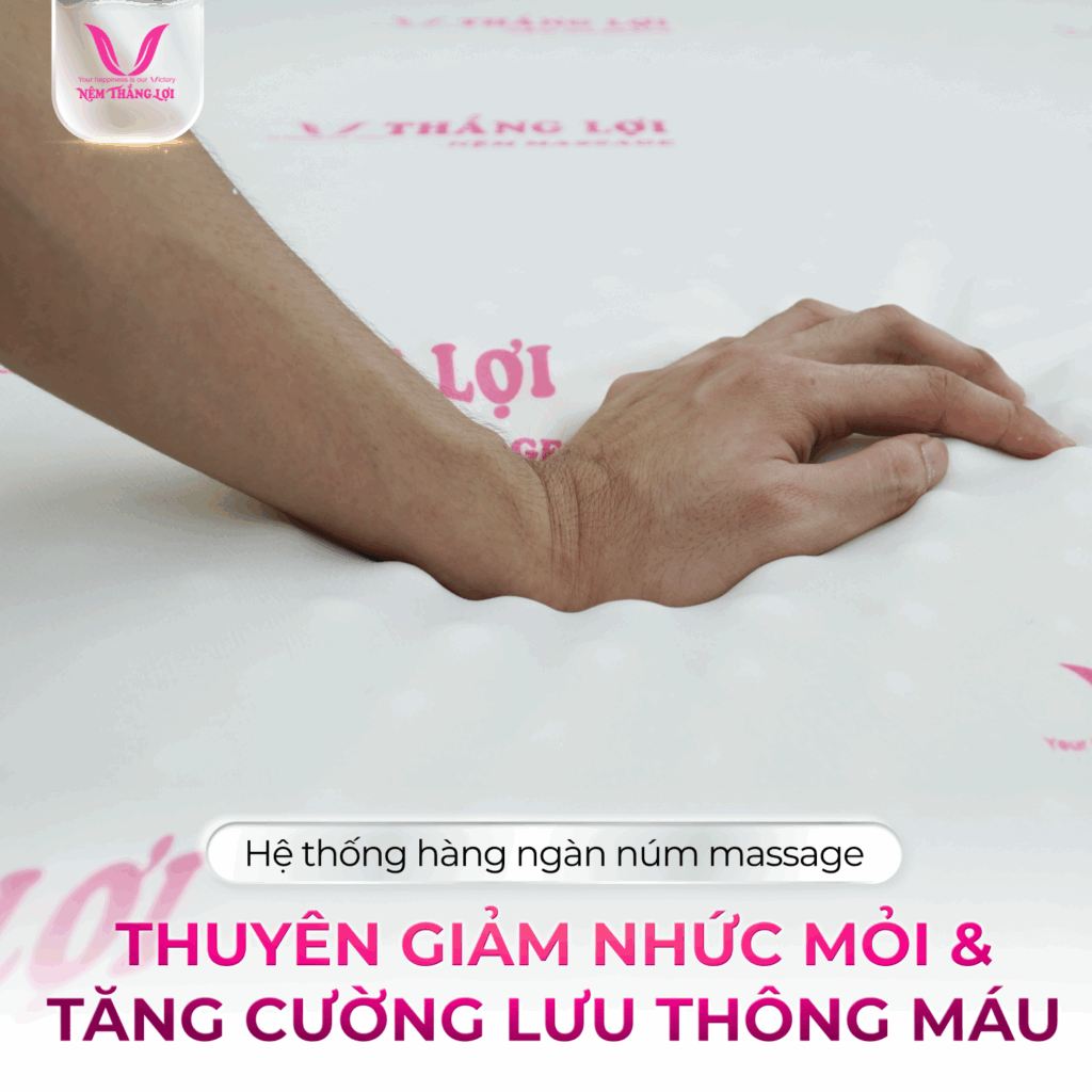 Nệm Cao Su Foam Massage Thắng Lợi