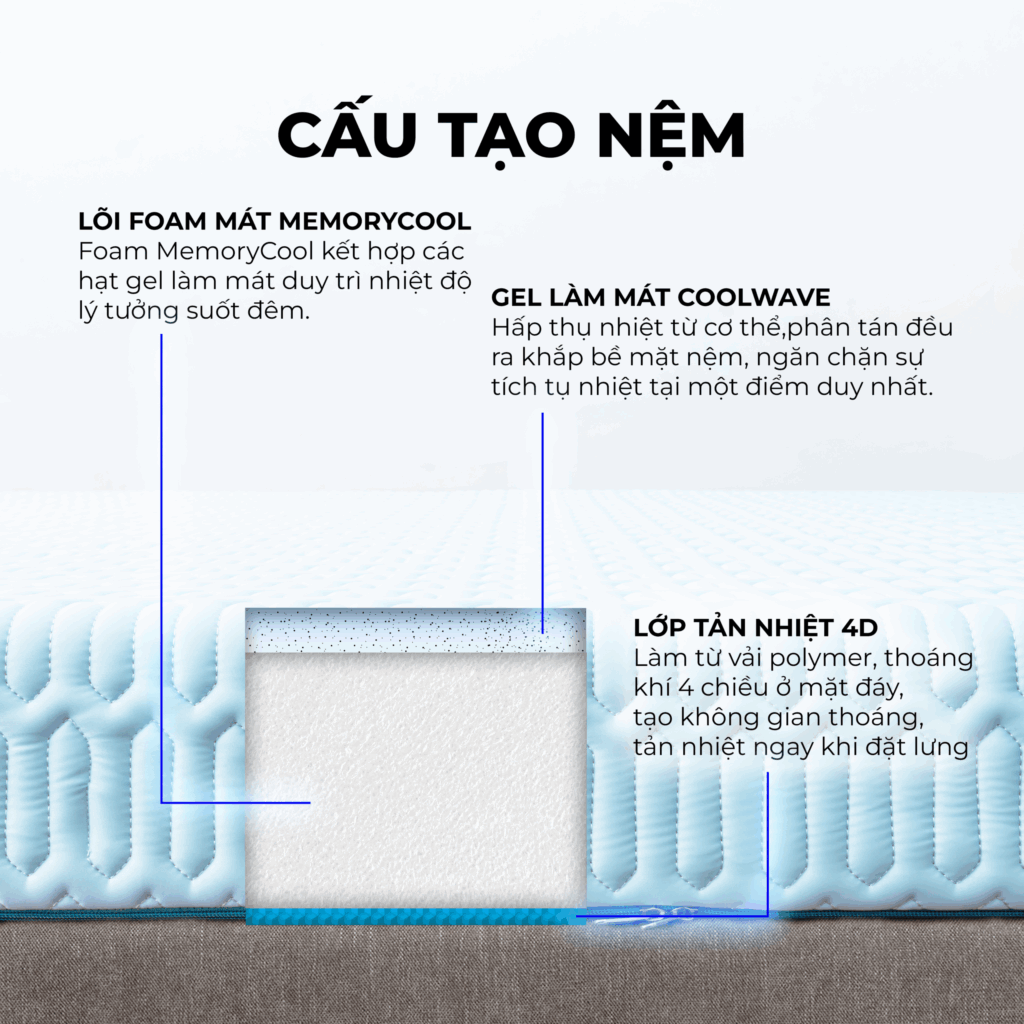 Nệm Điều Hòa Thắng Lợi Vitamin Cool