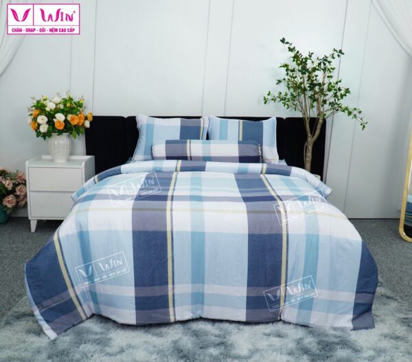 Bộ Drap Mền Tencel Lụa Cao Cấp Super Win Thắng Lợi TL024